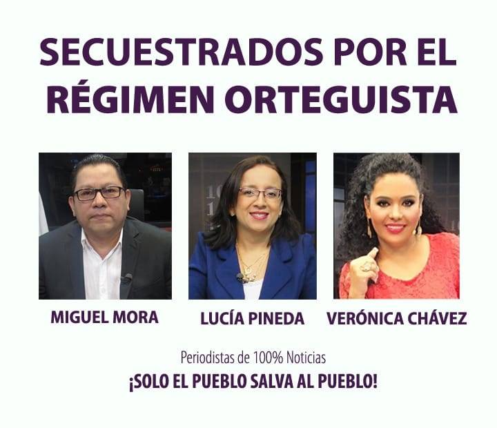periodistassecuestrados_100noticias_nicaragua_solangesaballos_liberoamerica_dictaduraortegamurillo_sosnicaragua